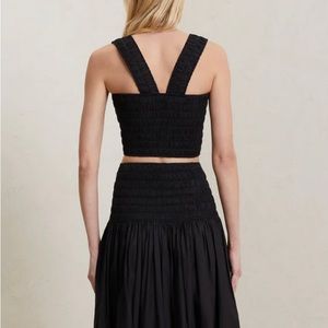 NWT ALC Cropped Cielo Cotton Top - Black - Size 4